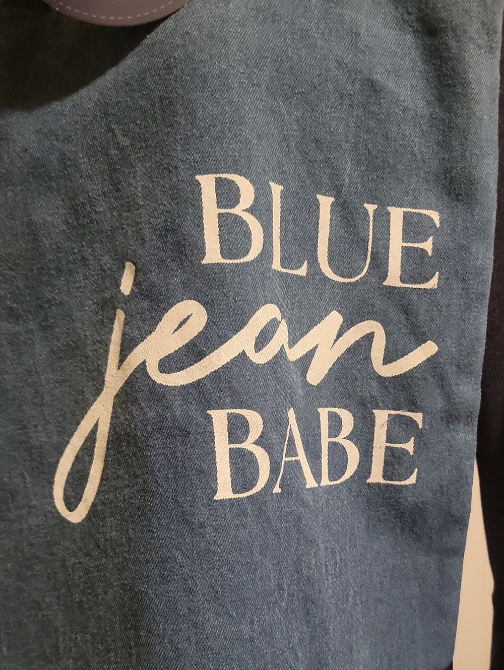 Blue Jean Babe Tote - Womens Denim Tote Bag - Picture 2 of 5